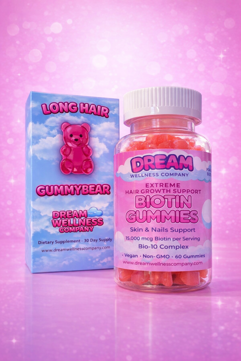Long Hair Gummy Bear! (Biotin Gummy Bears)