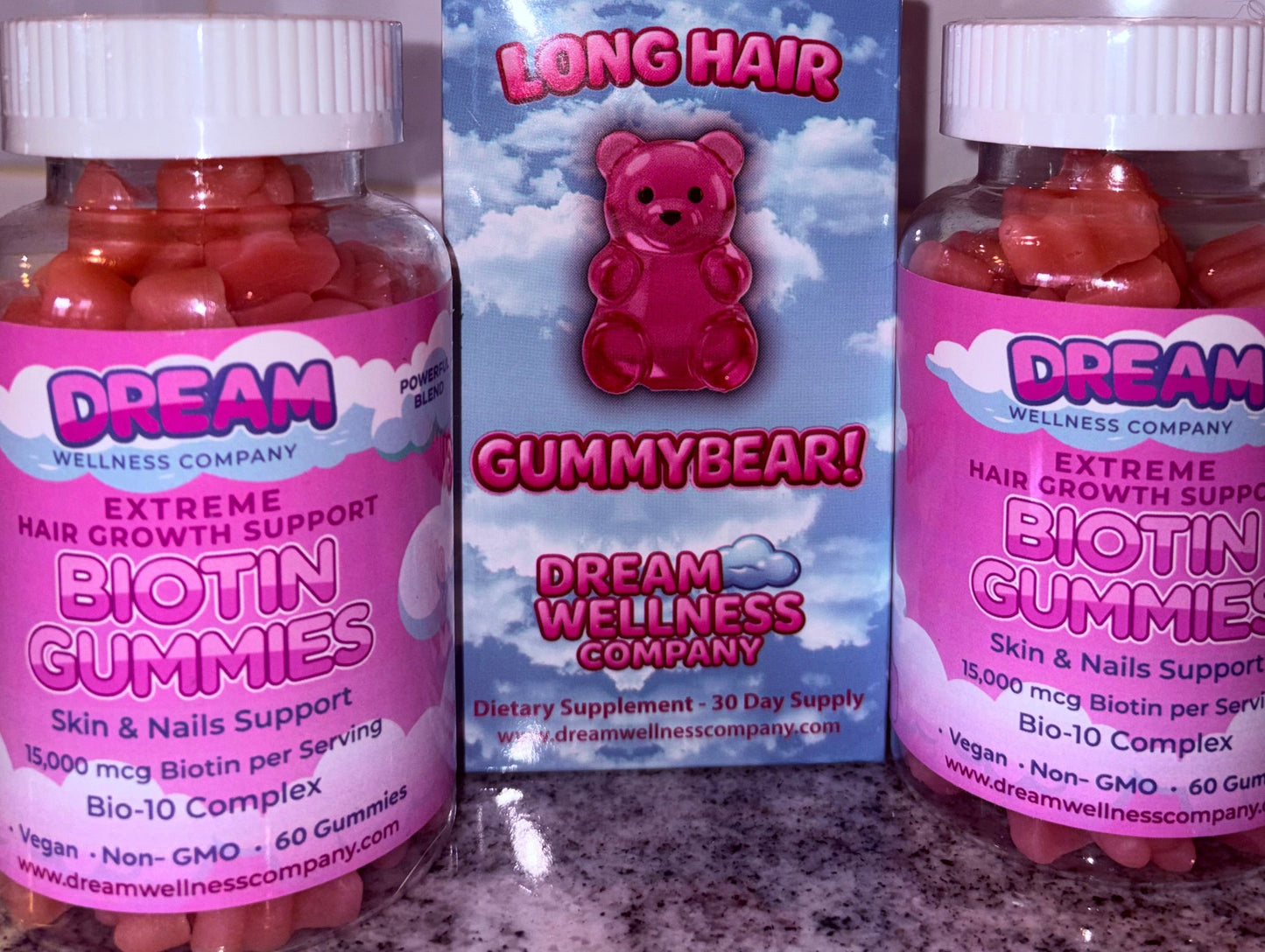 Long Hair Gummy Bear! (Biotin Gummy Bears)